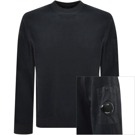 CP Company Diagonal Sweatshirt Black Mainline Menswear United States